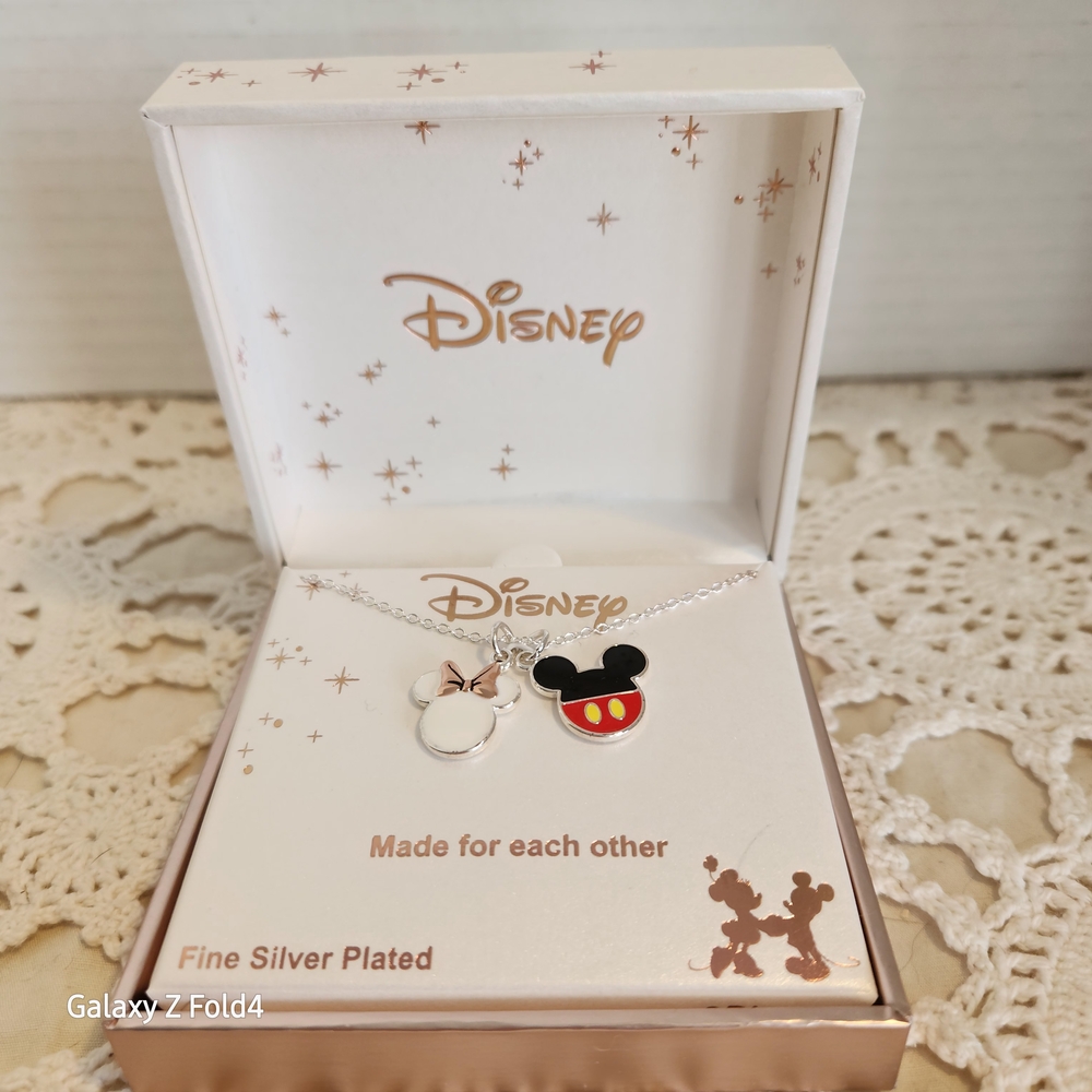 Disney Mickey Mouse Silver Necklace
